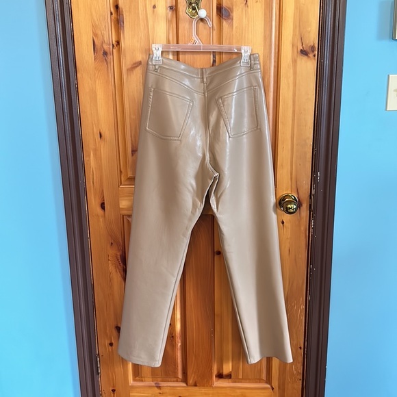 Melina aritzia faux leather  pants - Picture 3 of 7